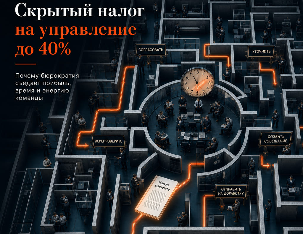 Скрытый налог на управление до 40% 