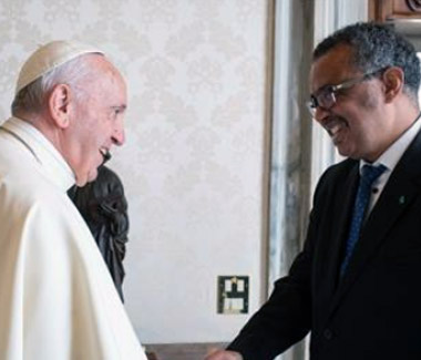HH Pope Francis and WHO Director General